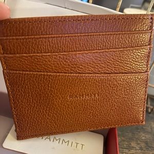 Credit card wallet with ID window.
